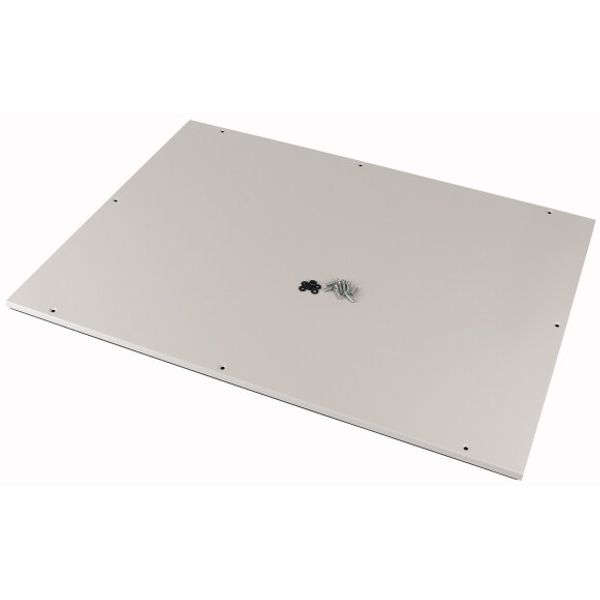 Top plate for OpenFrame, closed, W=1200mm, grey image 1