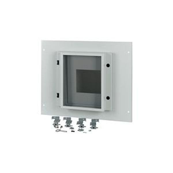 Front plate, NZM4, 4p, withdrawable + remote operator, W=800mm, IP55, grey image 4