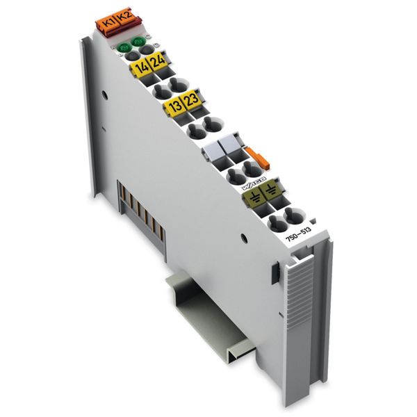 2-channel relay output AC 250 V 2.0 A light gray image 1