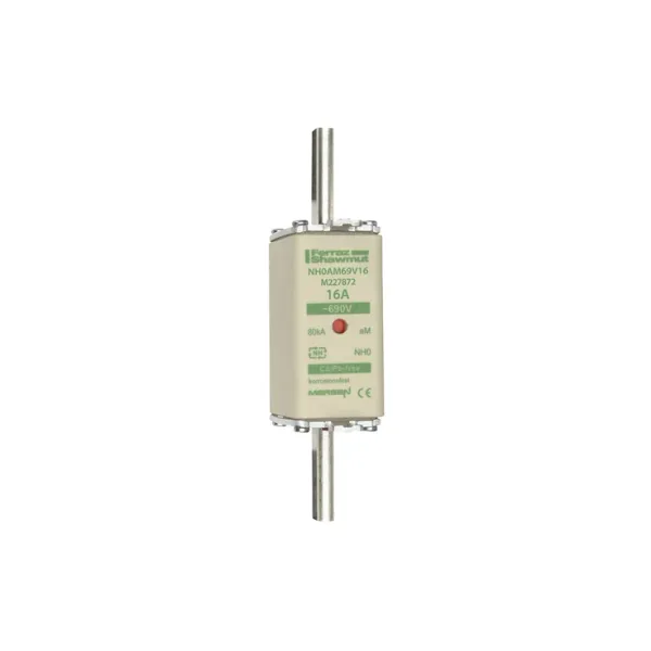 Fuse-link NH0 aM 690VAC 16A live tags Double indicator image 2