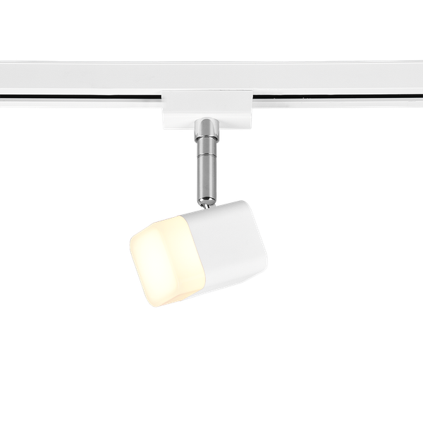 DUOline Roubaix LED spotlight 1-pc matt white image 1