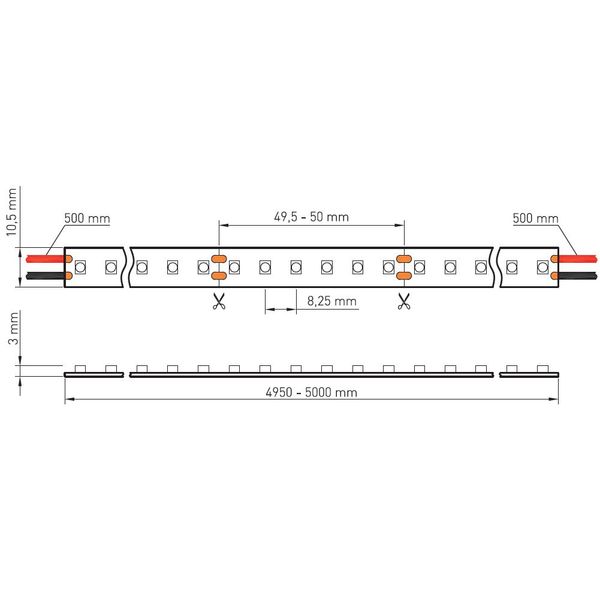 FS 48, blue, , 11,W/m, 160lm/m, 24VDC, IP44, l=5m image 4