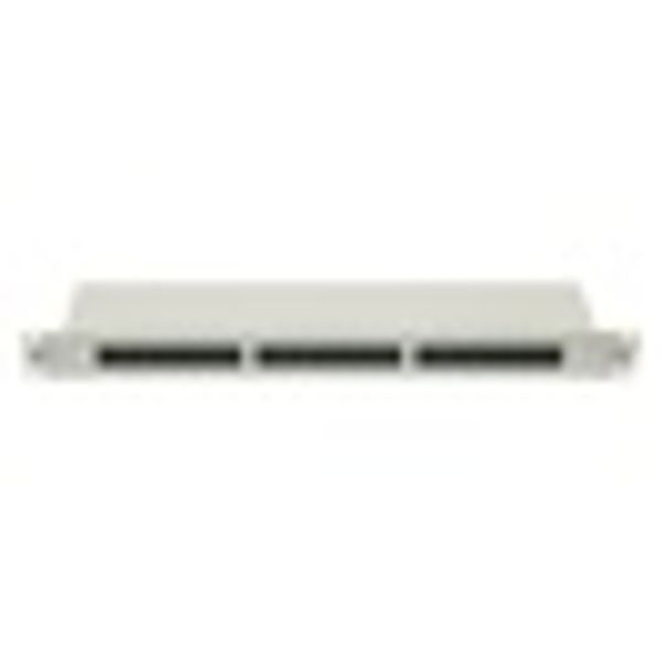 Patchpanel 19" 24xRJ45 unshielded Cat.6, 1U, RAL7035 image 2