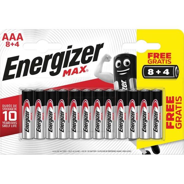 ENERGIZER Max LR03 AAA BL8+4 image 1