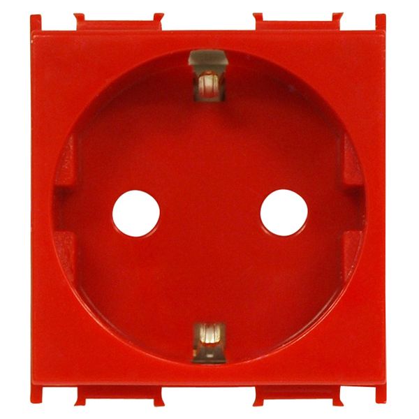 Socket with higher protection cover red 16A image 1