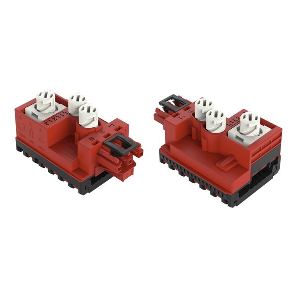 Tap-off module for flat cable 5 x 2.5 mm² + 2 x 1.5 mm² red image 5