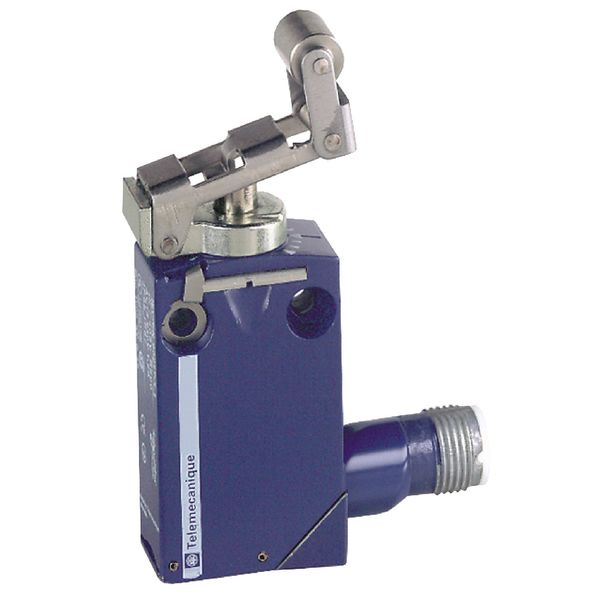 Limit switch, Limit switches XC Standard, XCMD, steel roller lever plunger retractable, 1C/O, snap, M12 image 1
