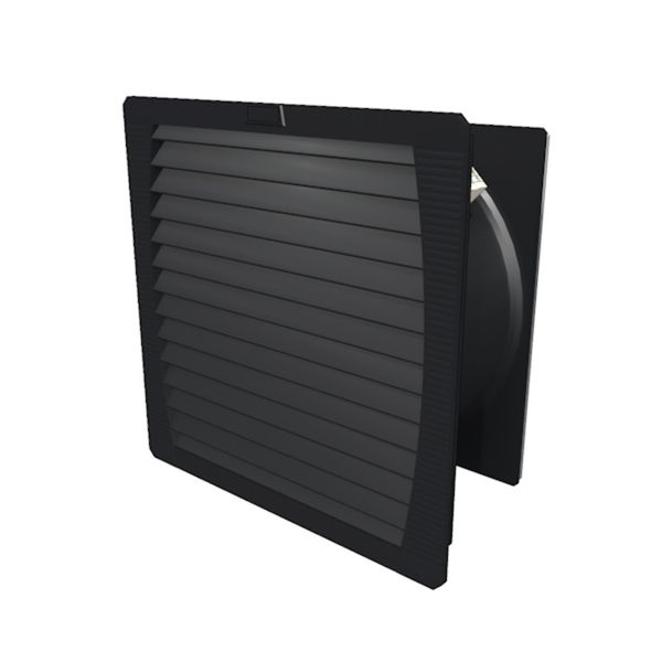 Filter fan (cabinet), IP54, black image 1
