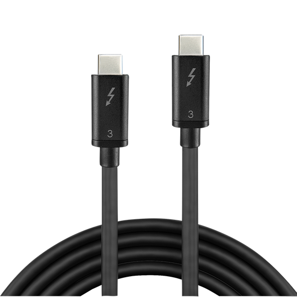 0.5m Thunderbolt 3 Cable, 40Gbps, Passive Connect Thunderbolt 3 devices at up to 40Gbps image 2