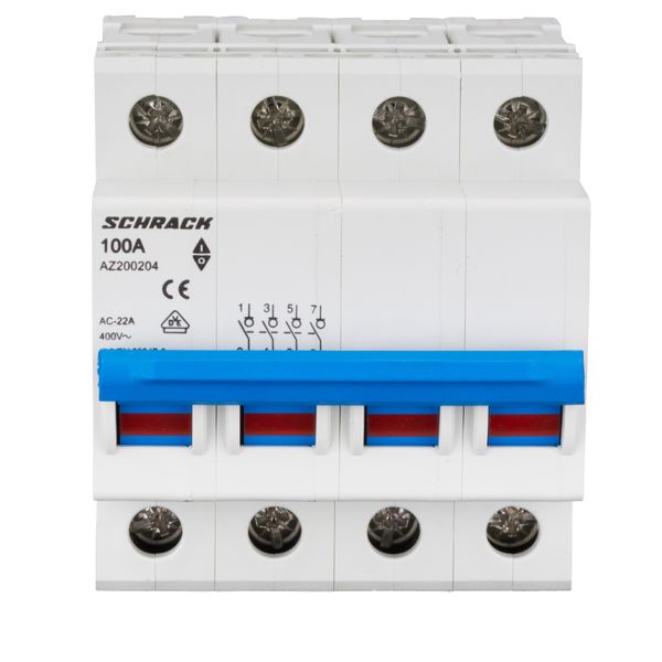 Main Load-Break Switch (Isolator) 100A, 4-pole image 1