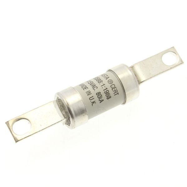 Fuse-link, LV, 100 A, AC 415 V, BS88/B1, 26 x 126 mm, gM, BS, 100M160 image 3