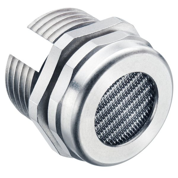 Drainage with mesh M12x1.5 nickel-plated brass image 1
