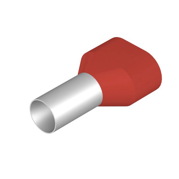 Wire end ferrule, Twin wire-end ferrule, 10 mm², Stripping length: 17  image 1