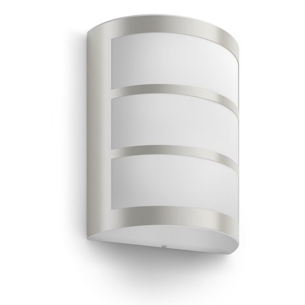 Python wall lantern inox 1x6W 230V image 1