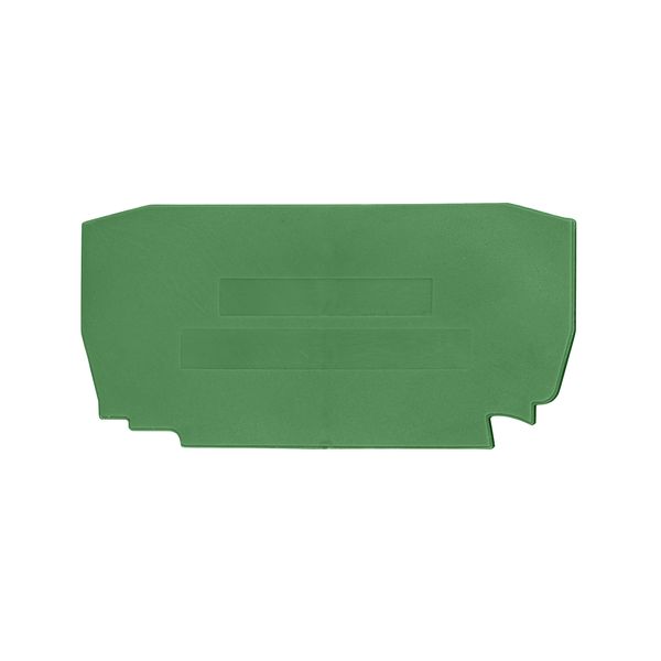 End plate for spring clamp terminal YBK 2.5 T green image 1