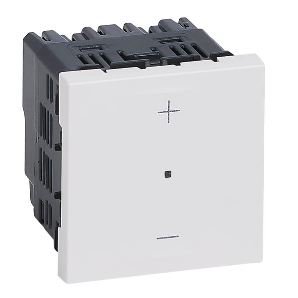 Mosaic universal 3-wire dimmer switch with neutral 150W LED 2 modules - white image 1