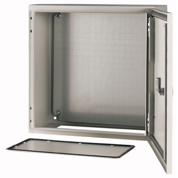 Wall enclosure with mounting plate, HxWxD=400x400x200mm image 3