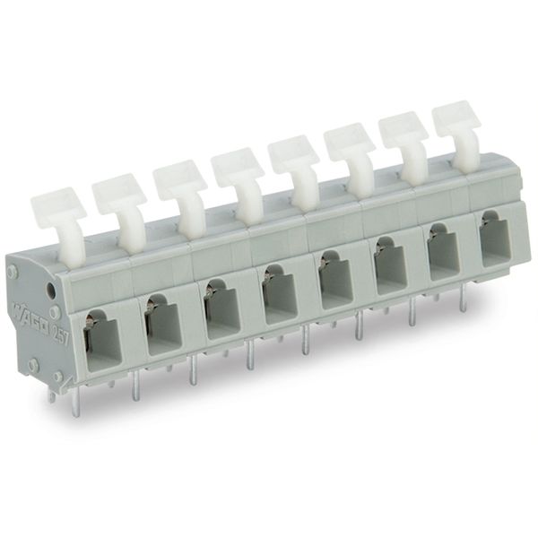 PCB terminal block push-button 2.5 mm² gray image 7