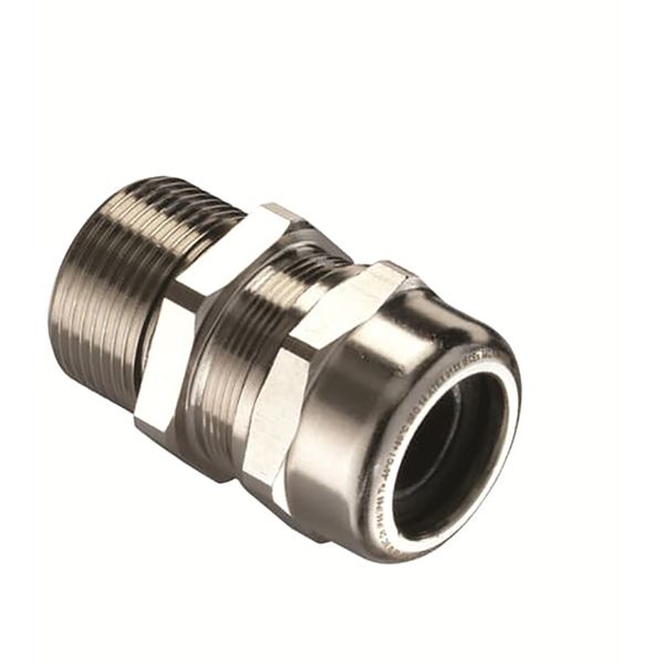 EXN03MMC6-X M16 N/PLATED EMC GLAND 4-8MM SHORT image 1