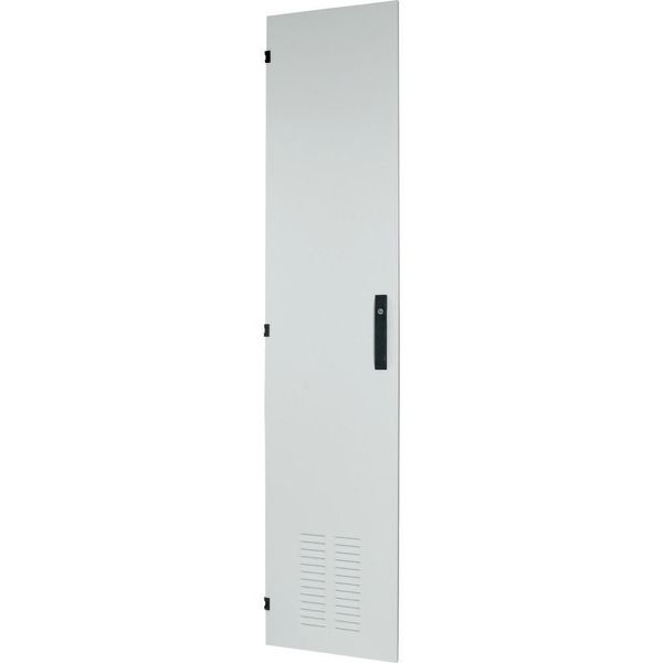 Section wide door, ventilated, left, HxW=2000x425mm, IP42, grey image 5