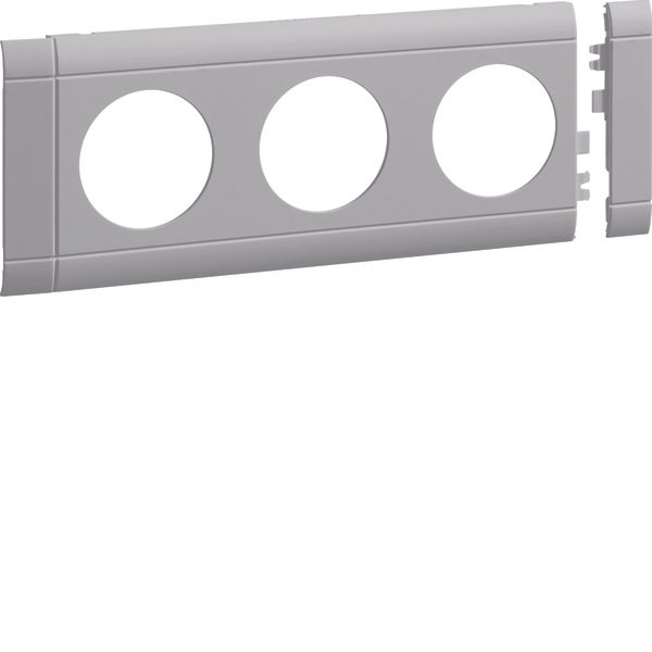 Frontplate 3-gang socket lid 80 lg image 1