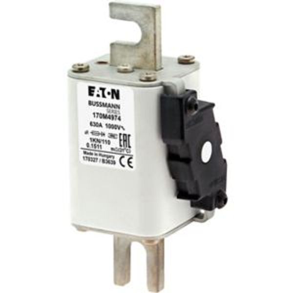 Fuse-link, high speed, 630 A, AC 1000 V, DIN 1, 51 x 69 x 138 mm, aR, DIN, IEC, type K indicator image 5