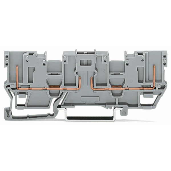 2-pin carrier terminal block with 2 jumper positions for DIN-rail 35 x image 1