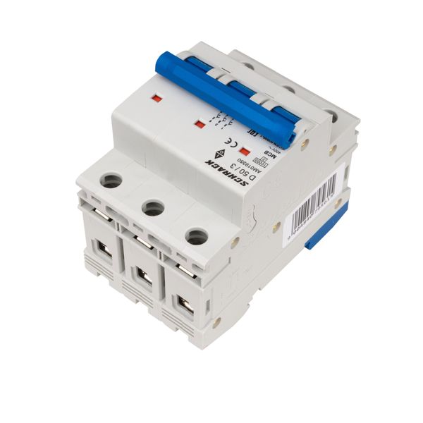 Miniature Circuit Breaker (MCB) AMPARO 10kA, D 50A, 3-pole image 10