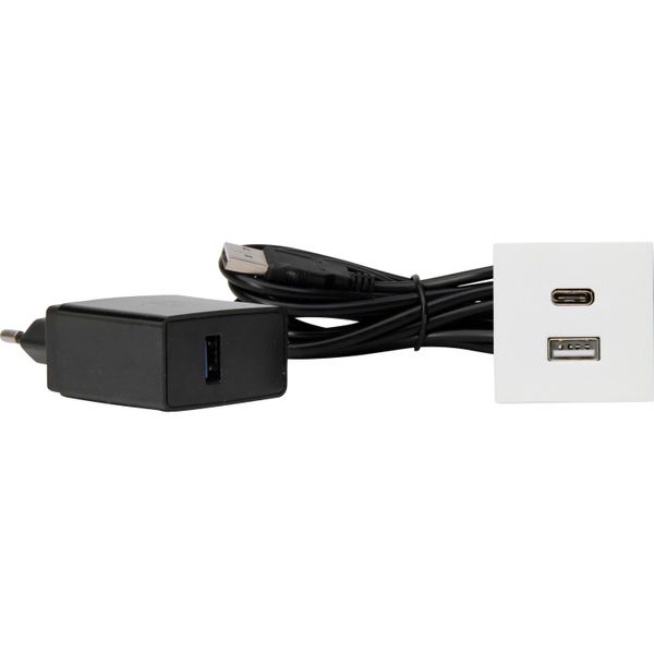 VersaPICK, quadratisch, matt weiß, USB-C, image 1