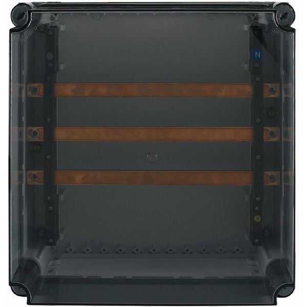 Busbar panel enclosure with transparent cover, 250A, 3-pole image 11