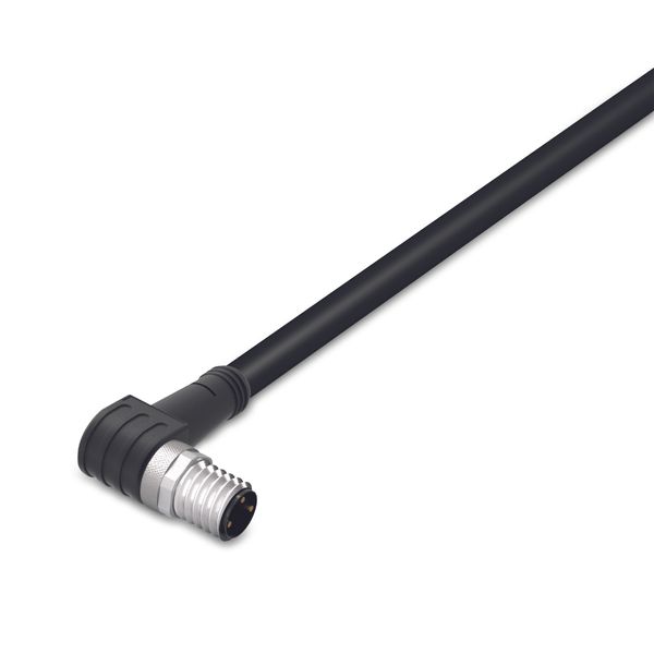 Sensor/Actuator cable M8 plug angled 3-pole image 1