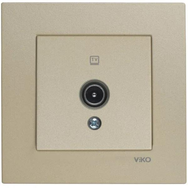 Novella Bronze TV Socket Unresisting image 1