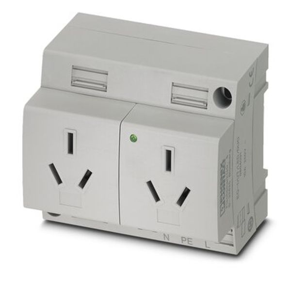 EO-I/UT/LED/DUO - Double socket image 1
