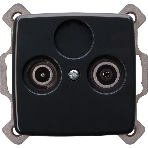 Antenna socket with 2-folf for TV/RF,  c image 1