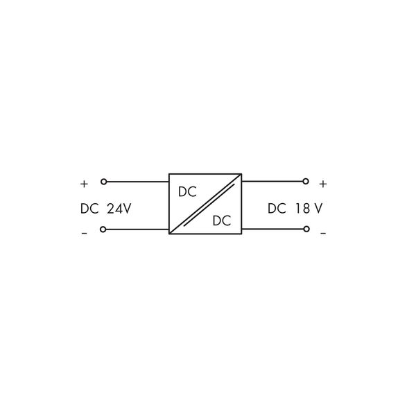 DC/DC Converter 24 VDC input voltage 18 VDC output voltage image 6