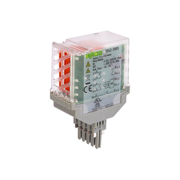 Relay module Nominal input voltage: 24 … 230 V AC/DC 2 break and 2 mak image 3