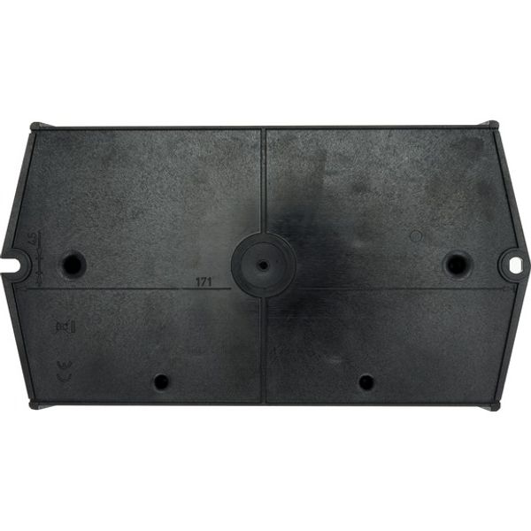 Insulated enclosure, HxWxD=160x100x145mm, +mounting plate image 2