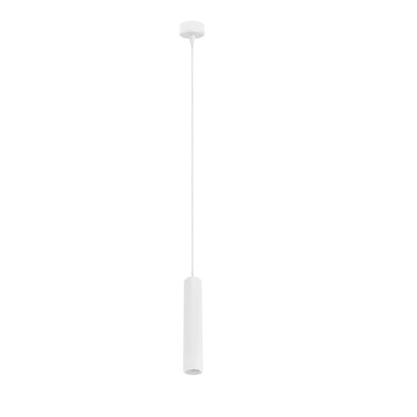 Ari Cylindrical Pendant Lamp 1xGU10 White image 1