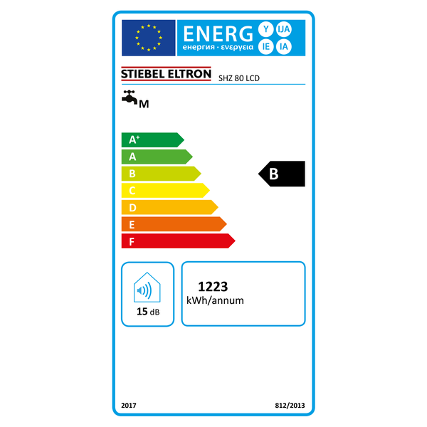 Wandboiler, SHZ 80 LCD, 80 l, 1 ton 6 kW, wit image 2