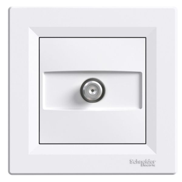 Asfora, SAT socket ending, 1dB, white image 2