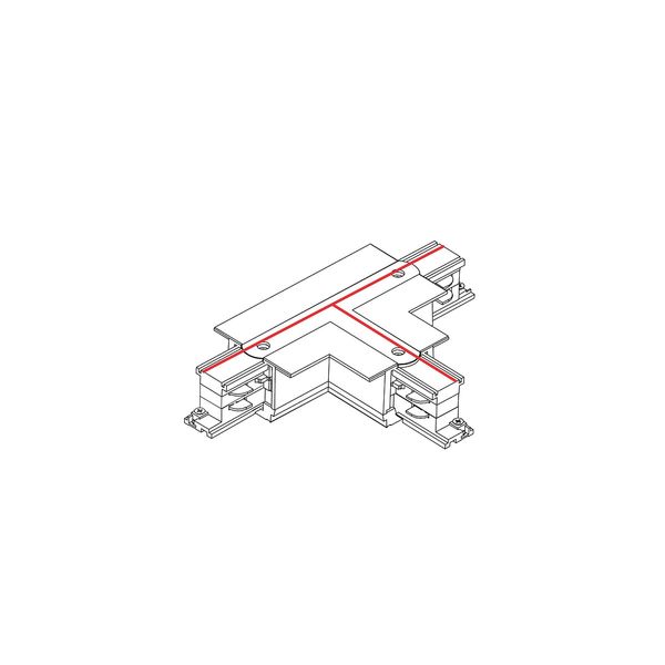 CTLS RECESSED POWER T CONNECTOR LEFT 1 (T-L1) WHITE image 1