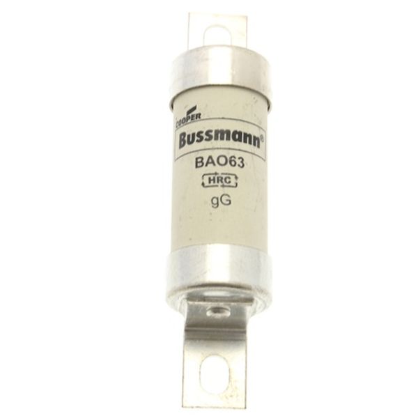 Fuse-link, LV, 63 A, AC 500 V, BS88/A3, 21 x 87 mm, gL/gG, BS image 2