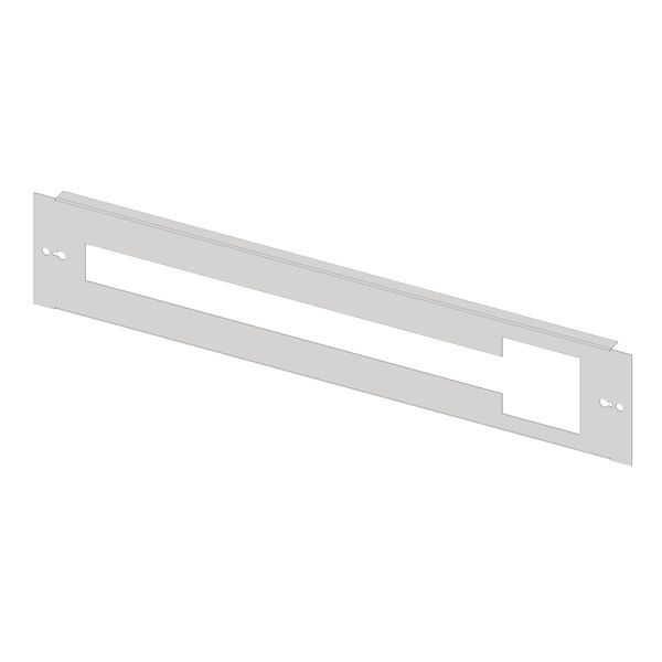 Slotted front plate 3G3 sheet steel, cutout for CEE and 28MW image 1