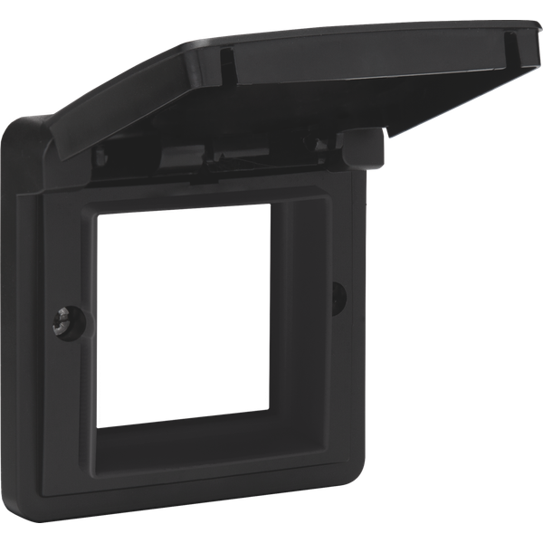 Adapter frame with hinged lid suitable for 45 x 45 mm functions in spl image 3