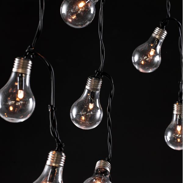 String LED Ligths with Glass Bulbs THORGEON image 3