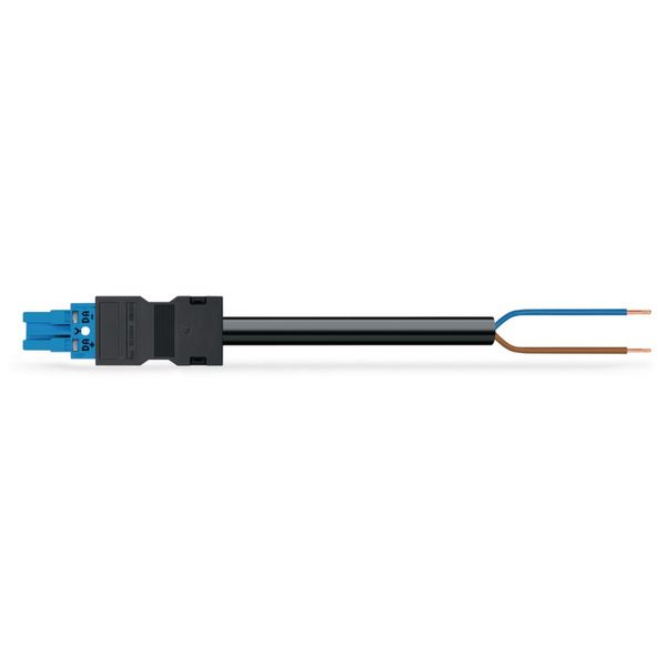 pre-assembled connecting cable Eca Socket/open-ended blue image 1