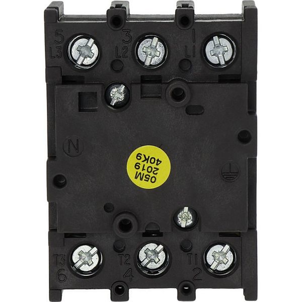 On-Off switch, P1, 32 A, flush mounting, 3 pole, with black thumb grip and front plate image 29