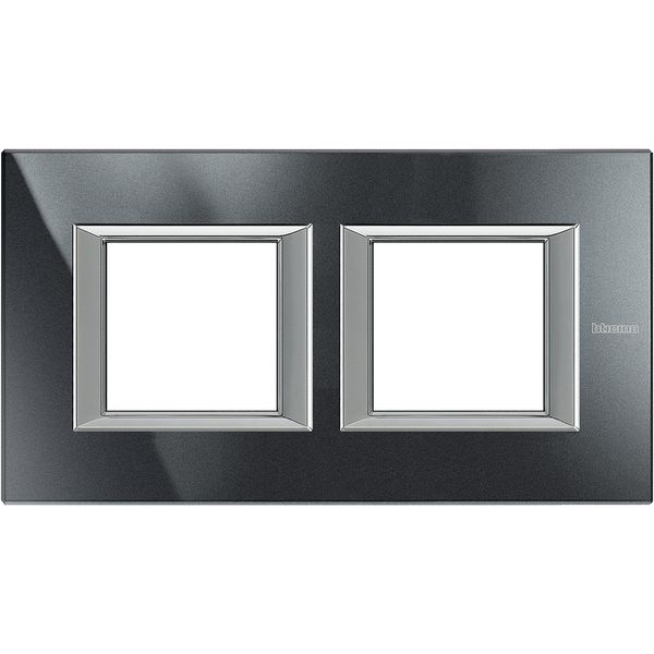 Axolute - 2x2-mod cover plate anthracite image 2