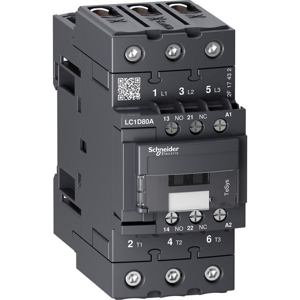 TeSys Deca contactor 3P 66A AC-3/AC-3e up to 440V, coil 220V AC 50/60Hz image 1