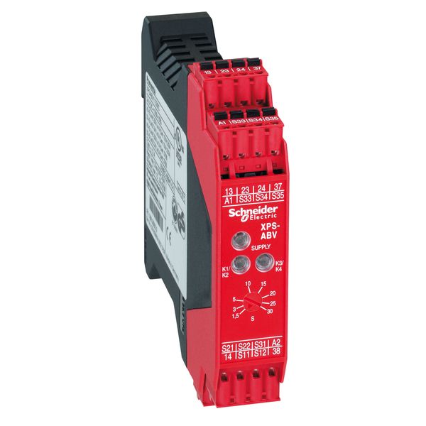 SAFETY MODULE TIME DELAY 3S 24V DC CLAMP image 1